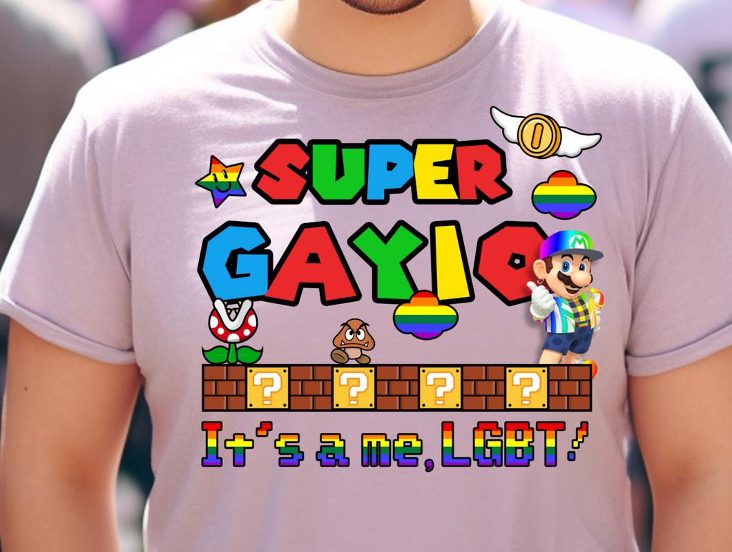 Super Gayio Pride DTF Transfer - 1160