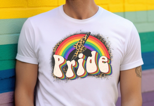 Pride Rainbow Lightening DTF Transfer - 1181