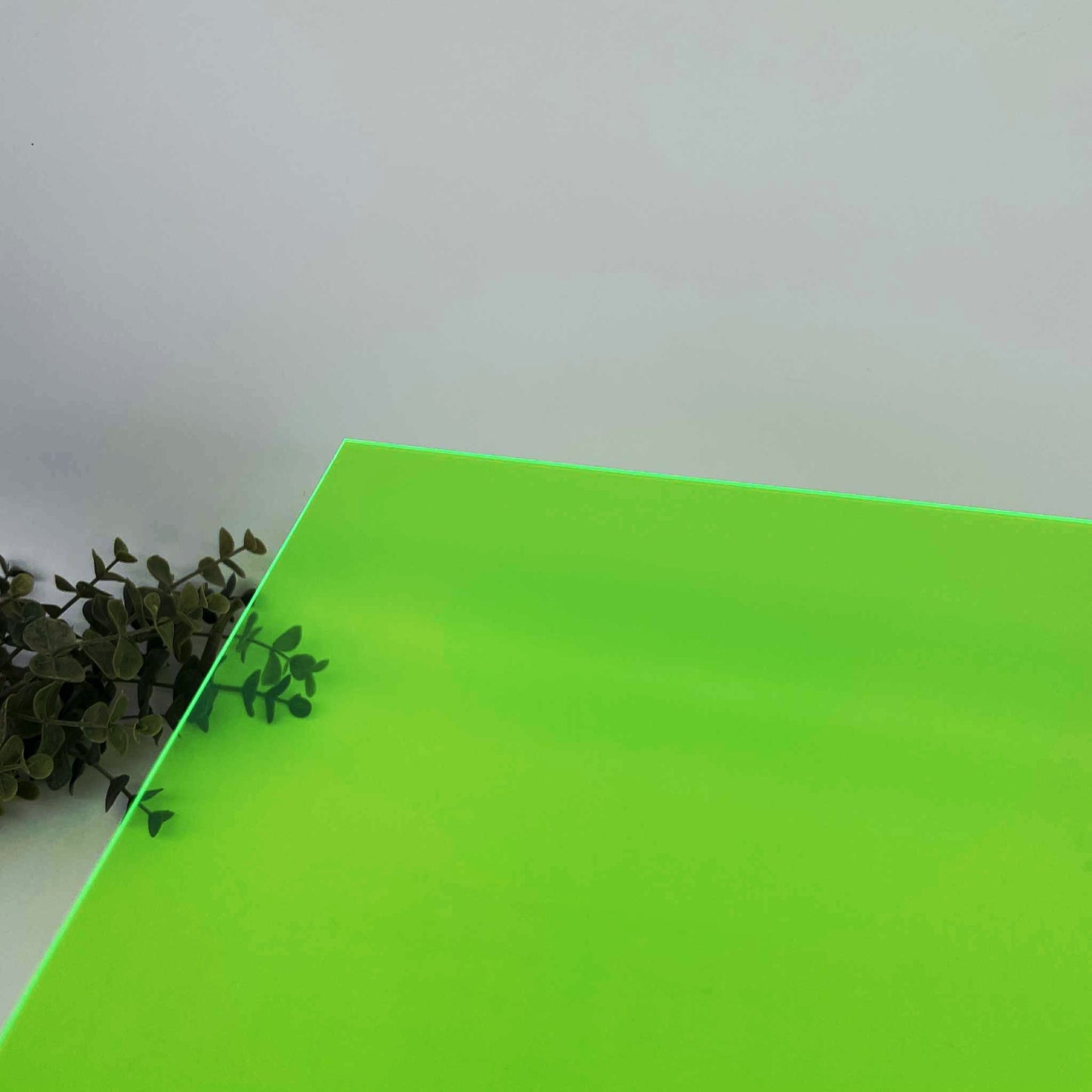 Neon Green Transparent - Essentials Cast Acrylic Sheets 1168