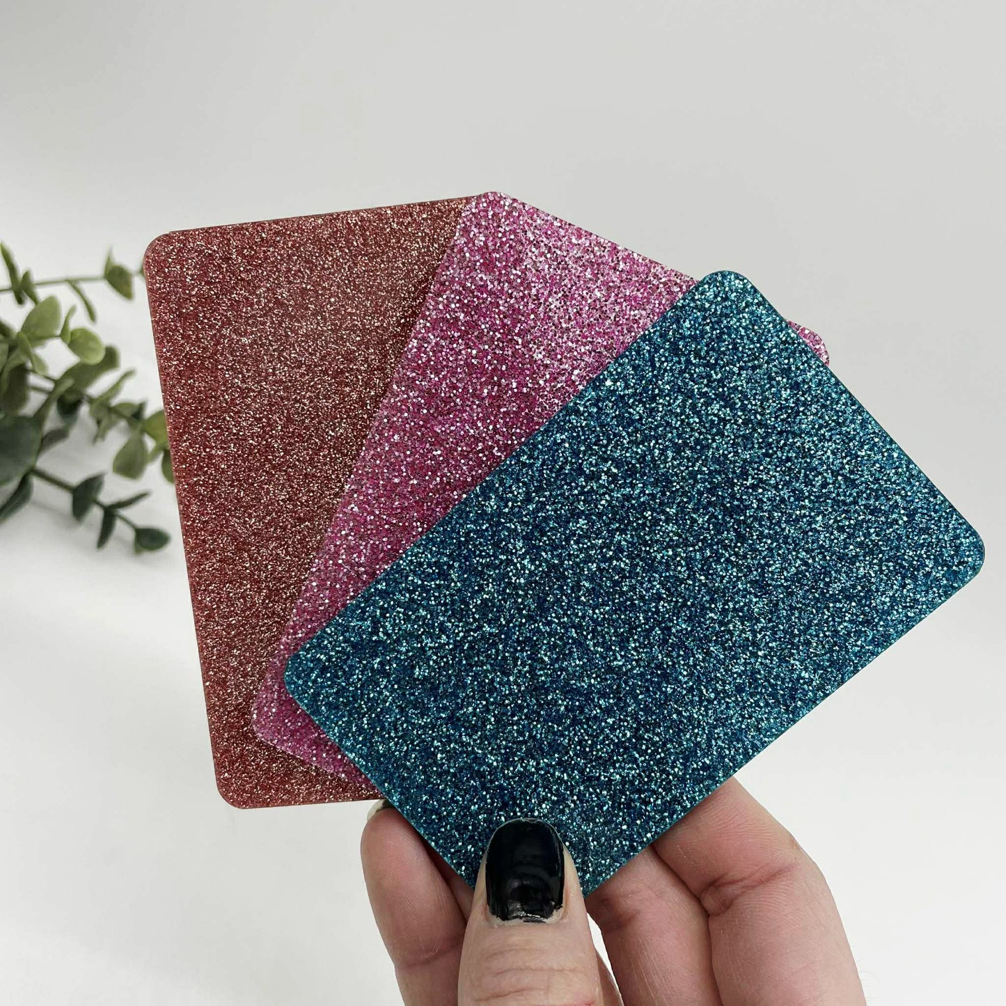 Red - Glitter Cast Acrylic Sheets 1128