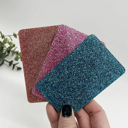 Red - Glitter Cast Acrylic Sheets 1128