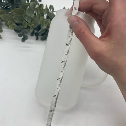 18oz Frosted Beer Mug with Handle