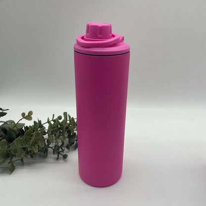 20oz Coloured Dual Lid Sublimation Water Bottles