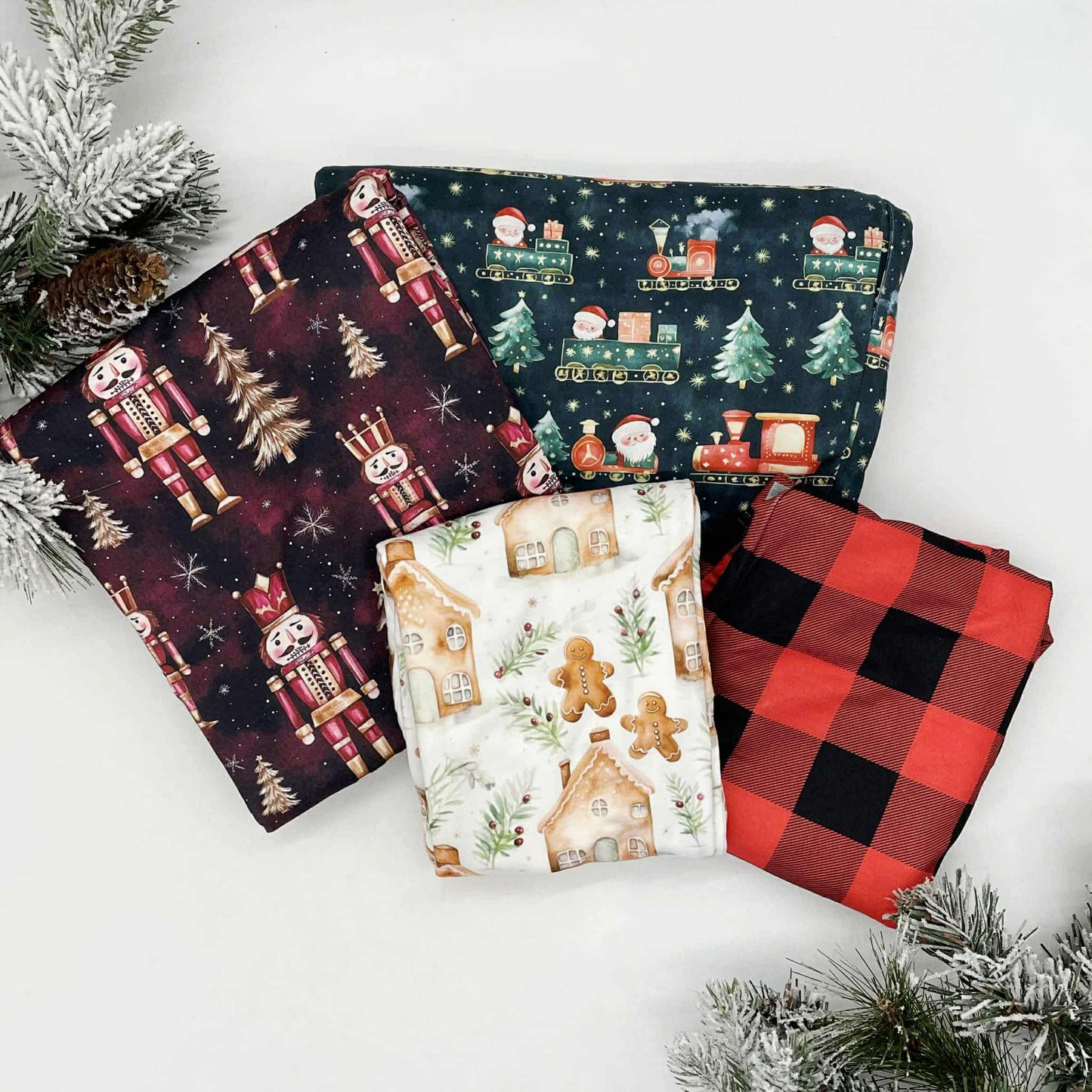 Plaid Christmas Family PJ Sets