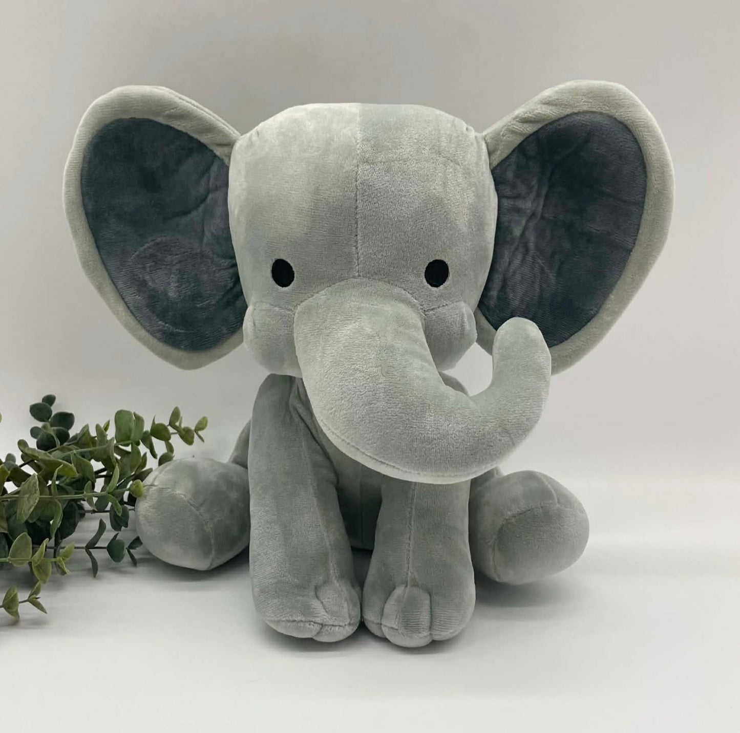 Plush Elephant - Birth Stat Elephant