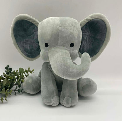 Plush Elephant - Birth Stat Elephant