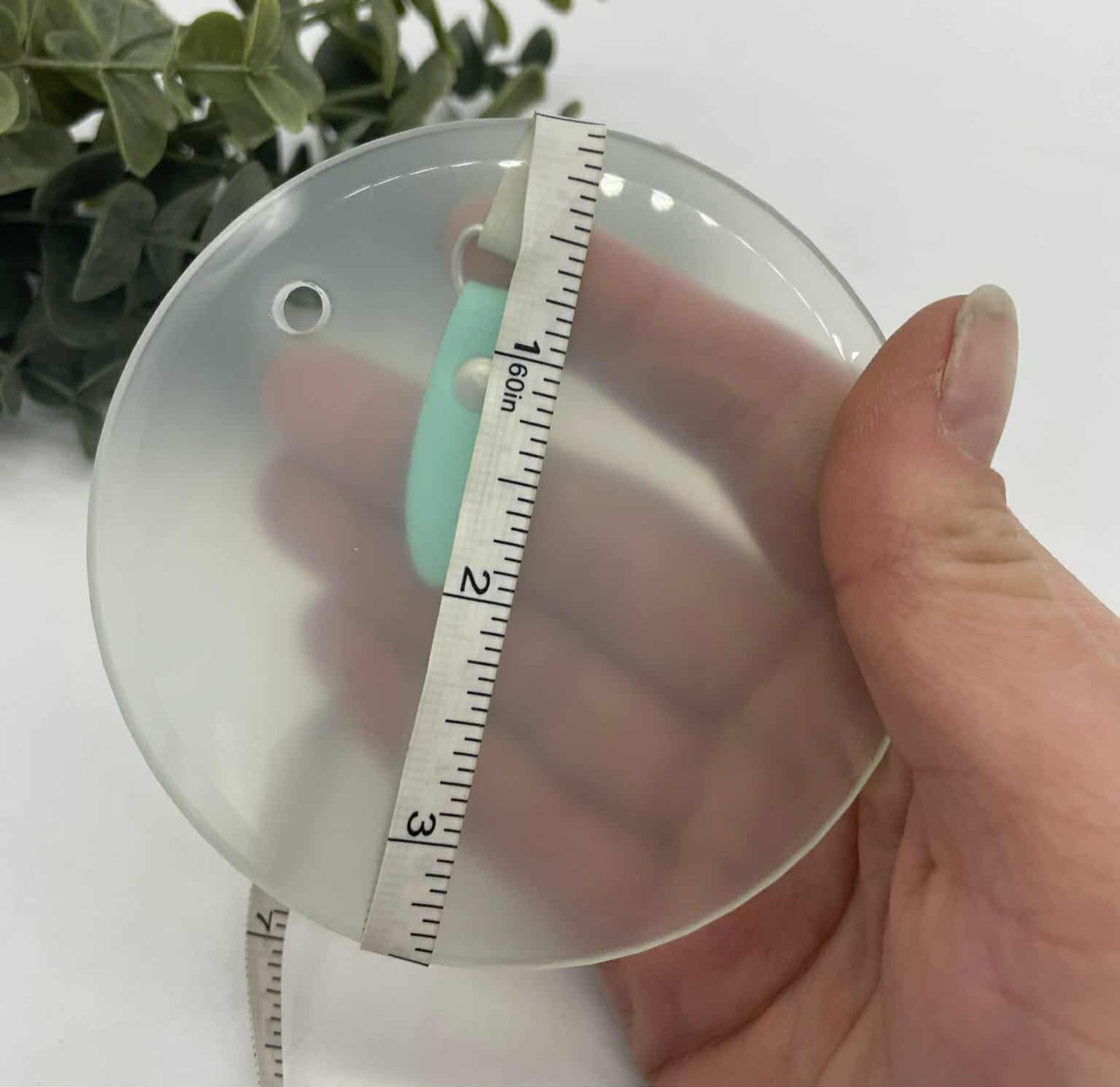 3.5" Glass Ornament for Sublimation