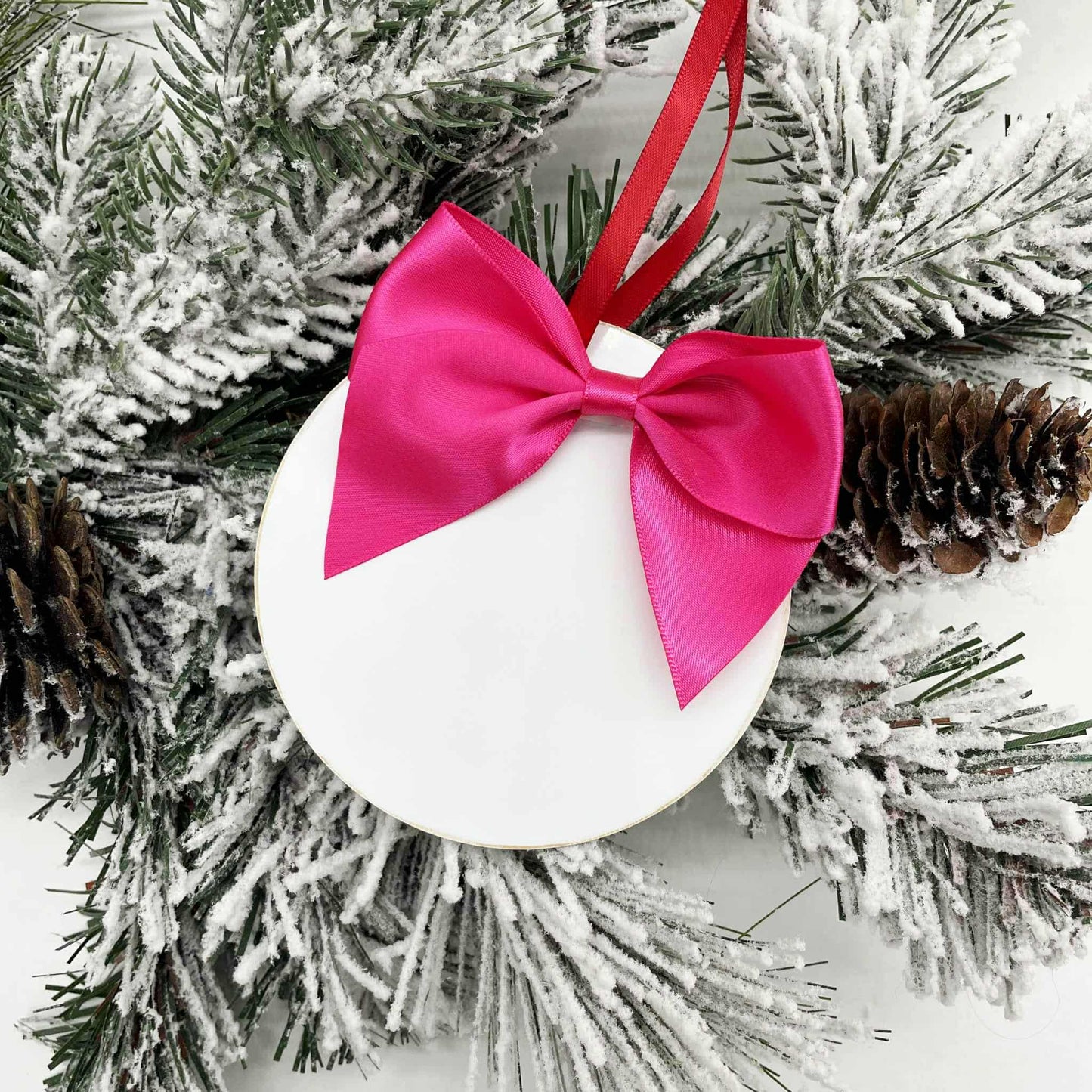 4" Round Aluminum Ornament for Sublimation
