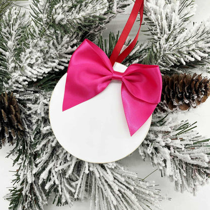 4" Round Aluminum Ornament for Sublimation