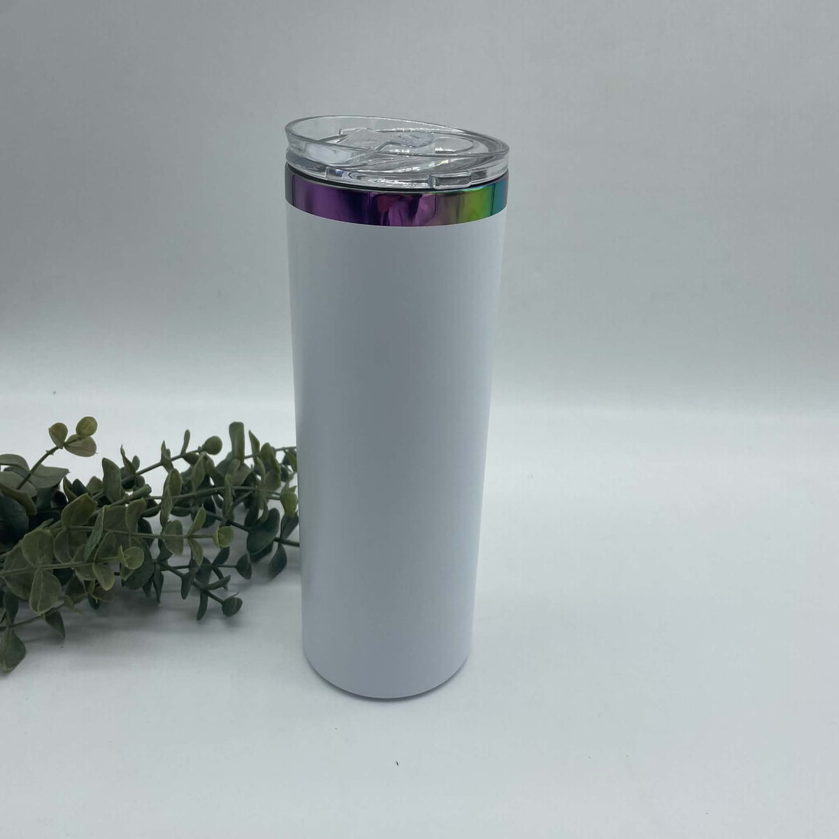 20oz Dual Lid Rainbow Plated Water Bottles