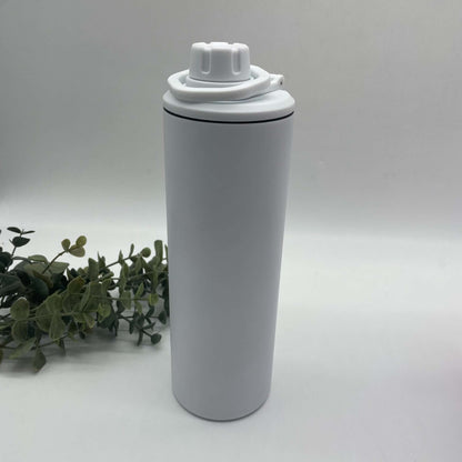 20oz Coloured Dual Lid Sublimation Water Bottles