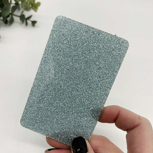 Light Blue - Glitter Cast Acrylic Sheets 1107
