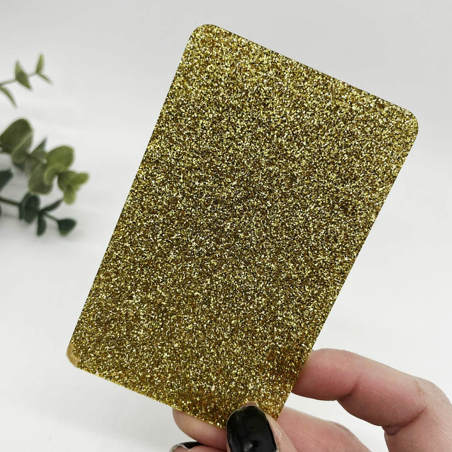 Gold - Glitter Cast Acrylic Sheets 1124