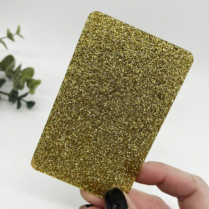 Gold - Glitter Cast Acrylic Sheets 1124