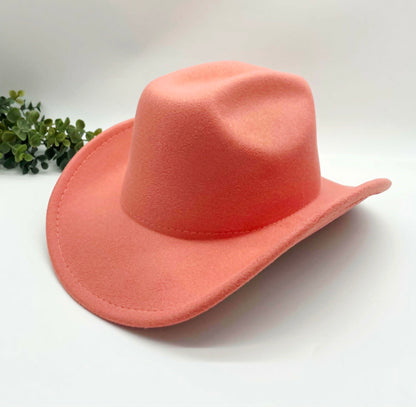 Custom Cowboy Hat with Engraved Patch