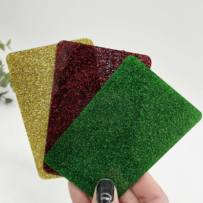 Red - Glitter Cast Acrylic Sheets 1128