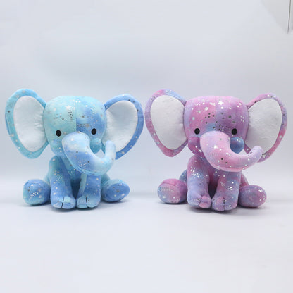 Starry Plush Birth Stat Elephant
