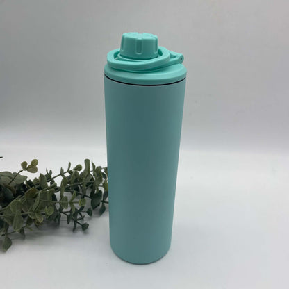 20oz Coloured Dual Lid Sublimation Water Bottles
