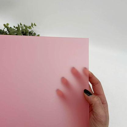 Frosty Pink - Dualuxe Cast Acrylic Sheets 1208