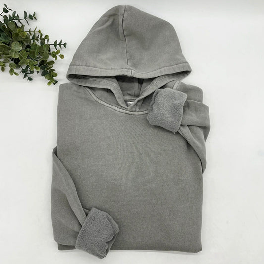 Kids Pigment Dyed Cotton Hoodie
