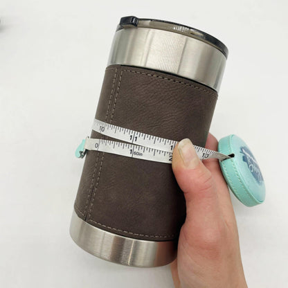 Leather Wrapped Engravable 4in1 Can Coolers