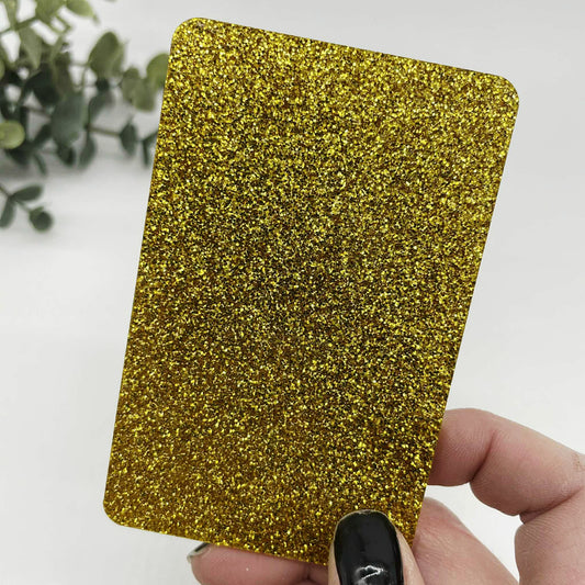 Yellow Gold - Glitter Cast Acrylic Sheets 1123