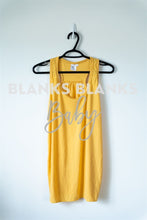 Load image into Gallery viewer, 100% Polyester Adult Tanks - In Stock Mustard / Small Tank
