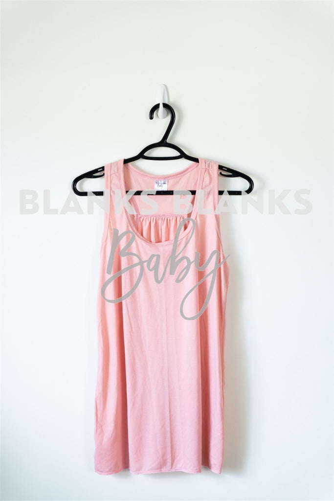 100% Polyester Adult Tanks - In Stock Vintage Pink / Small Tank