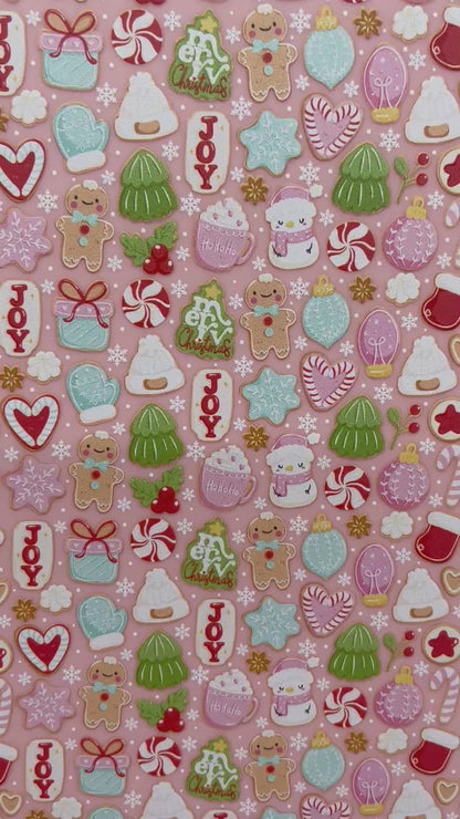 Pink Sugar Candy - Printed Cast Acrylic Sheets 1005