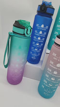 Load and play video in Gallery viewer, Motivational Water Bottle - IN STOCK
