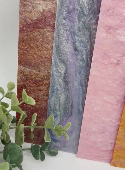 Creamsicles  - Galaxy Cast Acrylic Sheets 1078