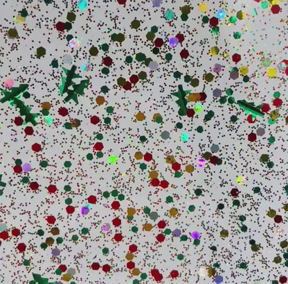 Christmas Party - Chunky Mix Cast Acrylic Sheets 1088