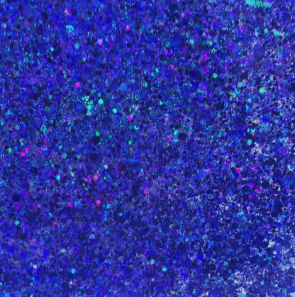 Sapphire - Chunky Iridescent Mix Cast Acrylic Sheets 1080