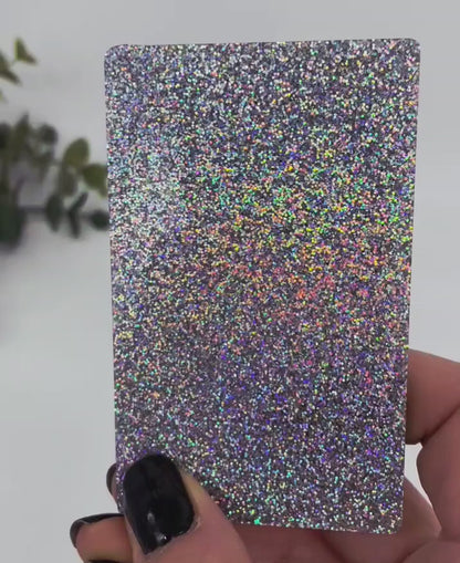 Iridescent Silver - Glitter Cast Acrylic Sheets 1120
