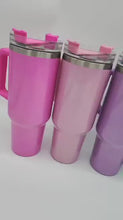 Load and play video in Gallery viewer, Shimmer Sublimation 40oz Tumblers -  IN STOCK
