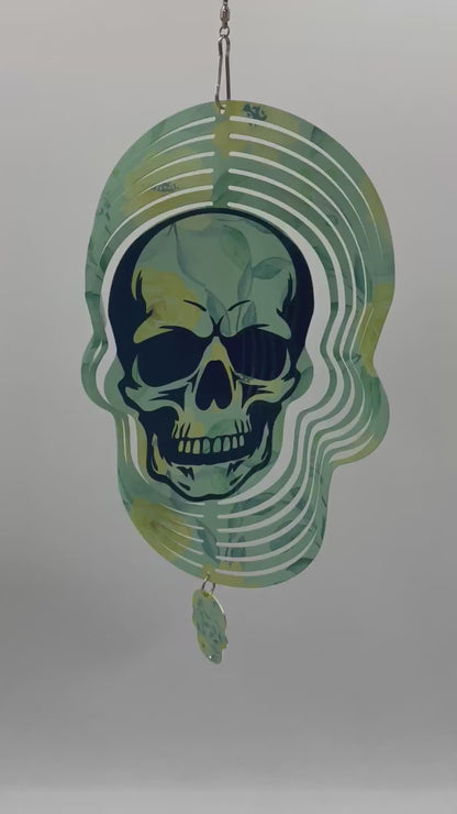 Skull Wind Spinner for Sublimation