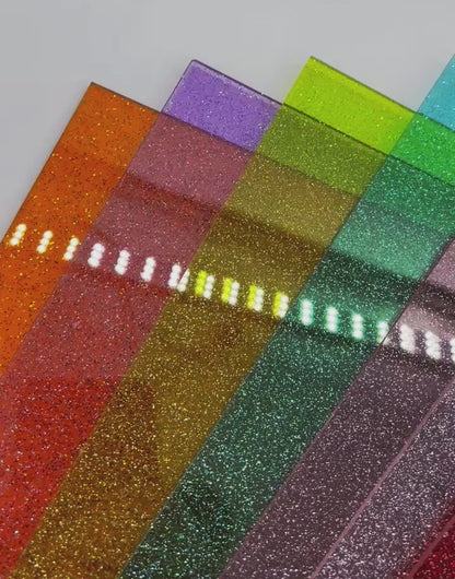 Red Shimmer - Jellies Cast Acrylic Sheets 1015