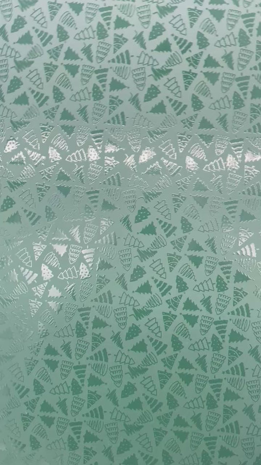Christmas Trees - Printed Cast Acrylic Sheets 1006