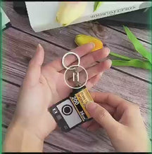 Load and play video in Gallery viewer, Photo Reel Sublimation Keychain - IN STOCK
