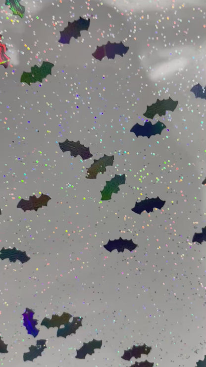 Bat Glitter - Printed Cast Acrylic Sheets 1012