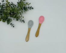 Load and play video in Gallery viewer, Engravable Bamboo Kids Spoon
