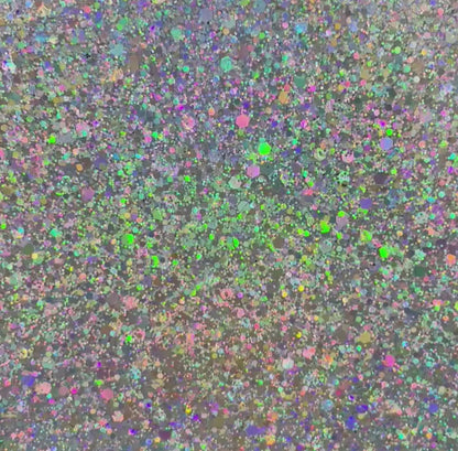Diamond - Chunky Iridescent Mix Cast Acrylic Sheets 1084