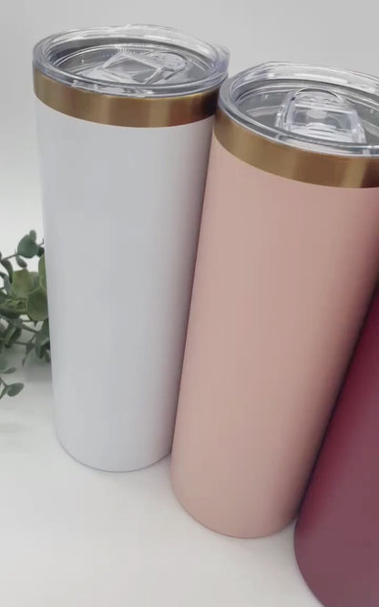 Rose Gold Copper Plated 20oz Tumblers