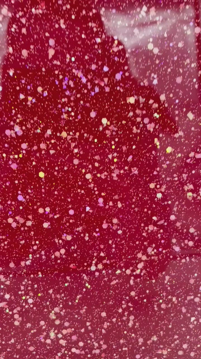 Burgundy - Sugared Cast Acrylic Sheets 1027