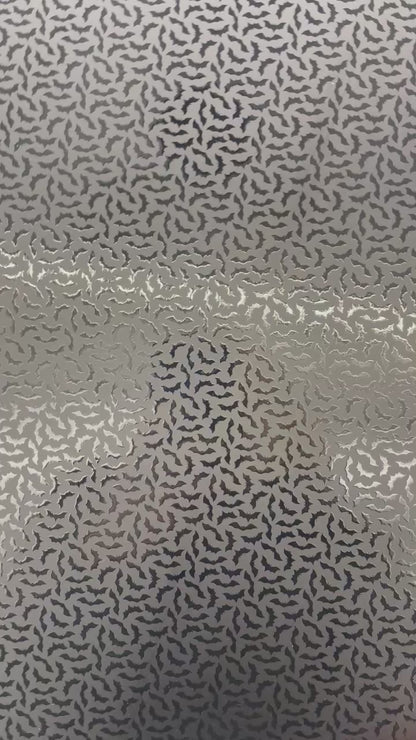 Bats on Matte - Printed Cast Acrylic Sheets 1011