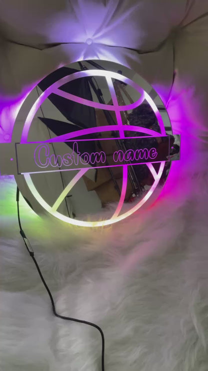 Basketball LED Acrylic Mirrors - PRE-ORDER