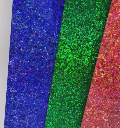 Ruby - Chunky Iridescent Mix Cast Acrylic Sheets 1085