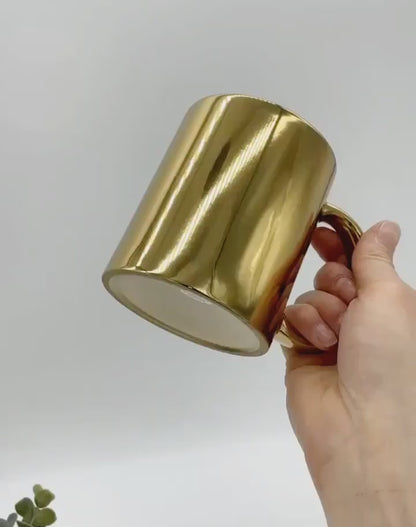 Metallic Gold Sublimation Mug