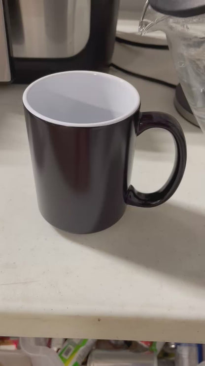 Matte Black 15oz mug