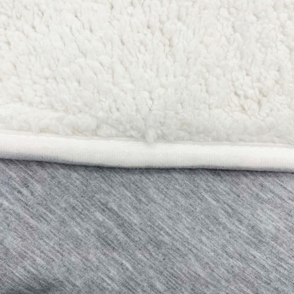 Cozy Sherpa Lined Sweater Blanket 50x60